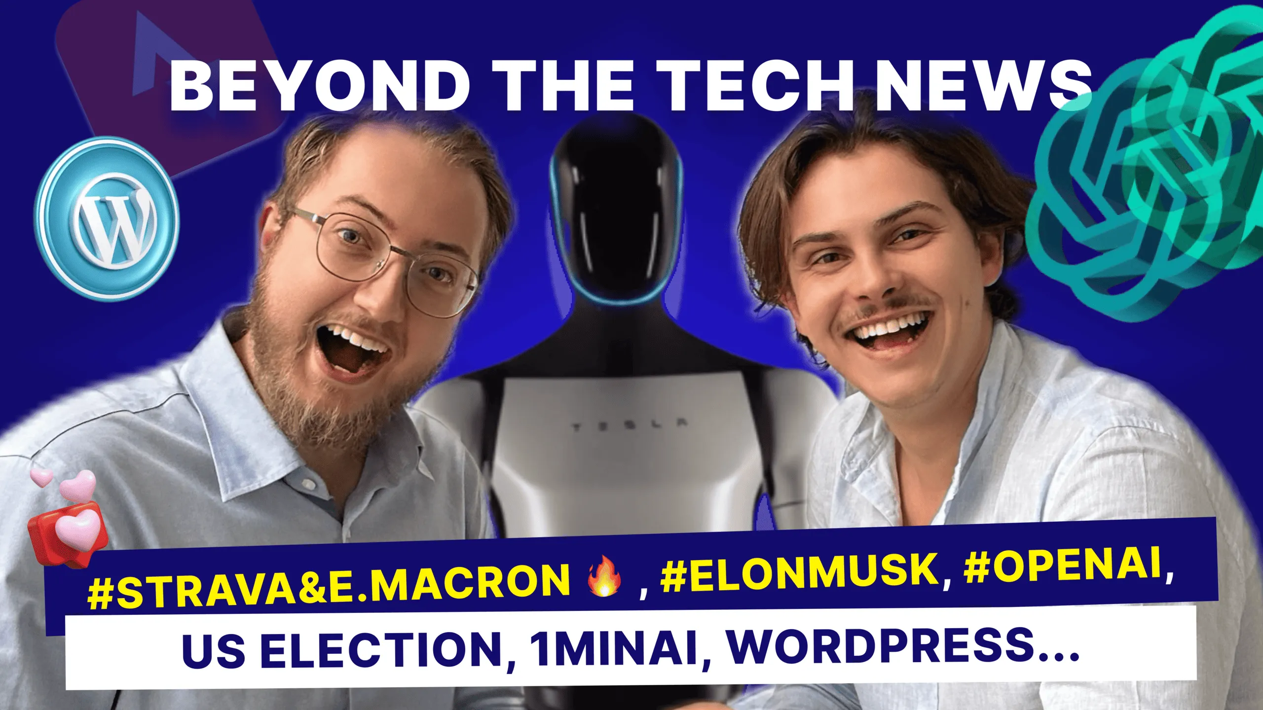 Beyond the Tech News : #Strava et E.Macron, #elonmusk, #openai, US election (#trump ou #harris ?)...